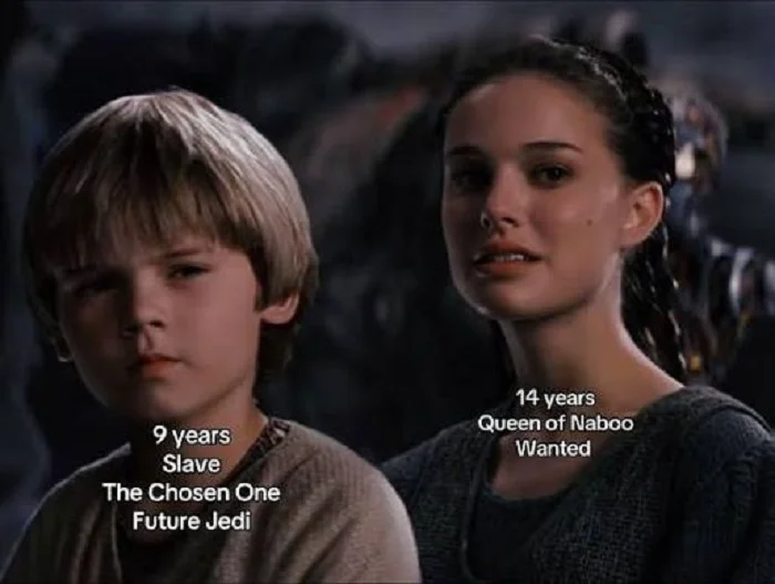 Padmé and Anakin Age Gap